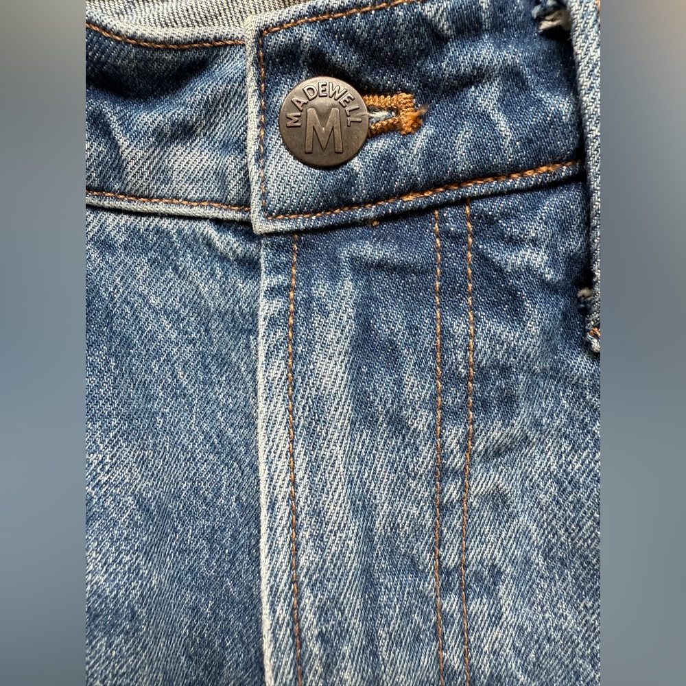 MADEWELL RELAXED TAPER JEANS MID BLUE 32X34 - Picture 3 of 13